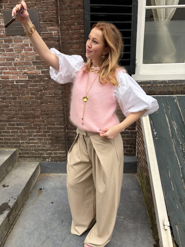 Silje Pantalon Crème